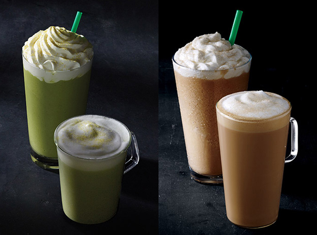 Starbucks, Smoked Butterscotch Latte, Teavana Citrus Green Tea Latte Starbucks, Smoked Butterscotch Latte, Teavana Citrus Green Tea Latte